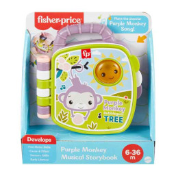 Fisher Price Purple Monkey Book